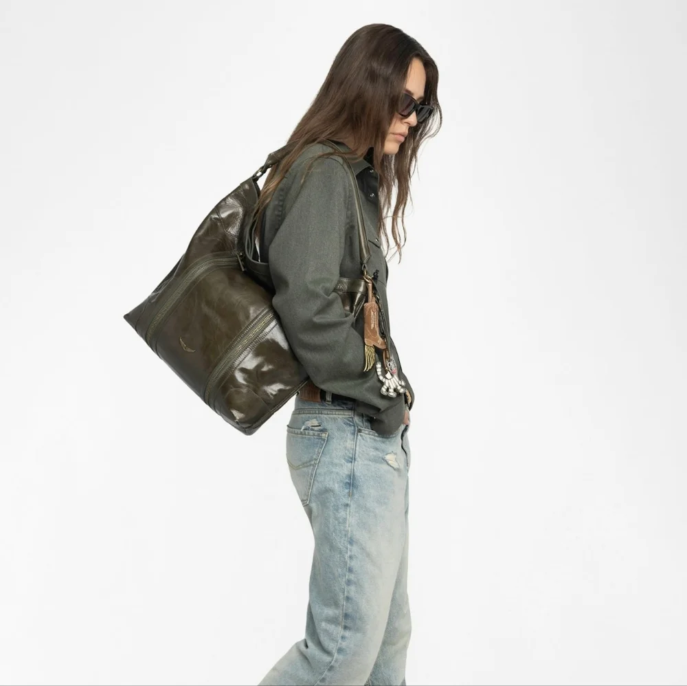 Zadig & Voltaire Sunny Hobo Vintage Patent Bag - Picture 4 of 16